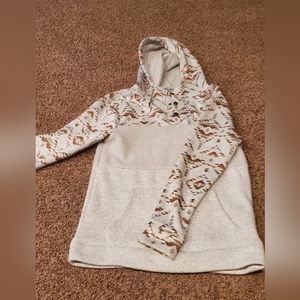 Departwest hooded Aztec sweater